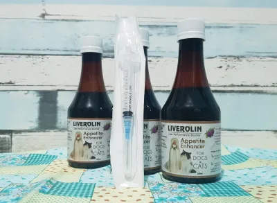 Liverolin Liver Performance Booster and Appetite Stimulant 200ml with 1 FREE 3ml SYRINGE
