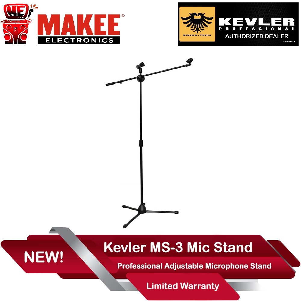 Kevler MS3 Professional Adjustable Microphone Stand Tripod Lazada PH