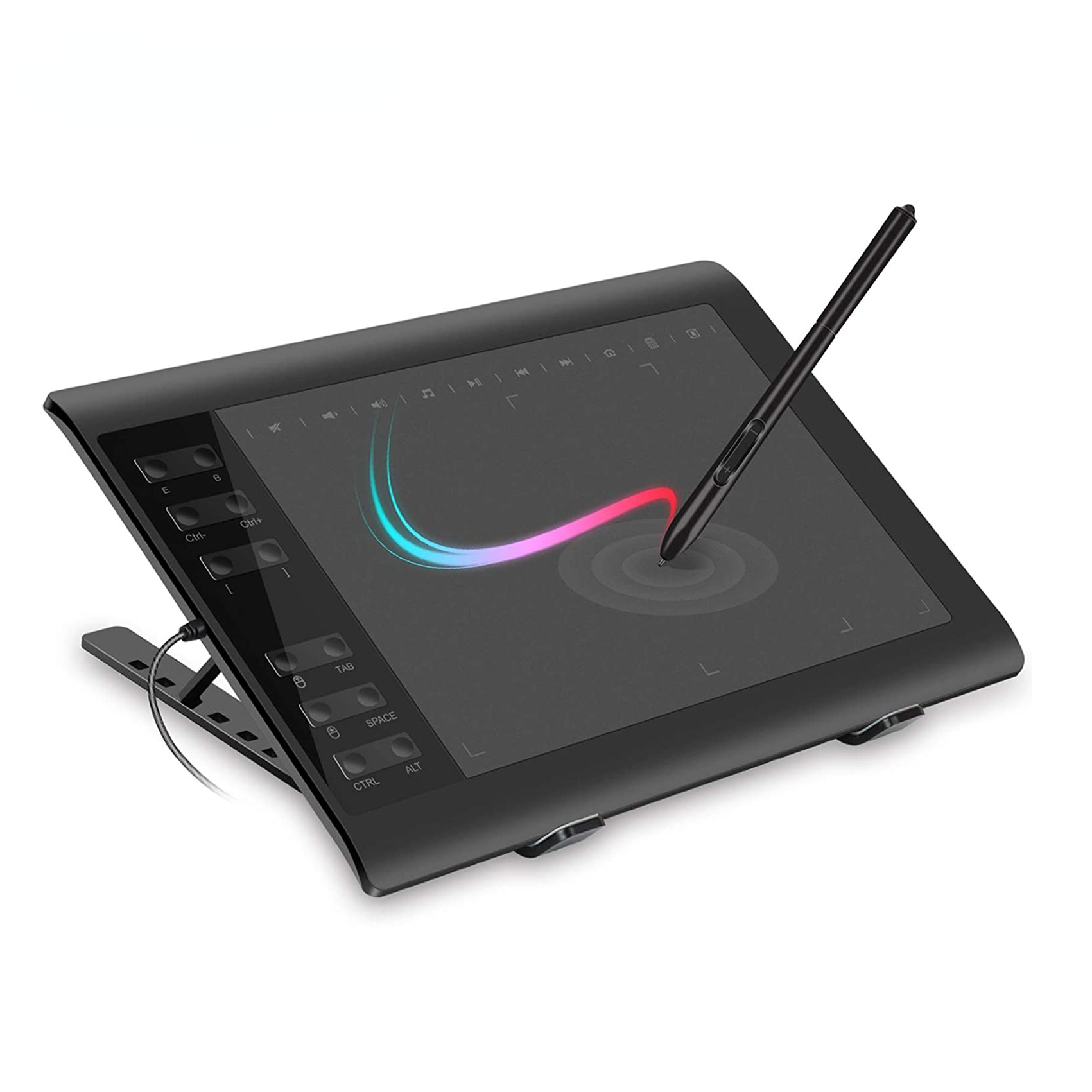 [Free 30Pcs Nibs] VINSA 1060Plus Digital Graphics Tablets OSU! Drawing