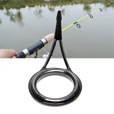8 Pcs/Set Fishing Rod Guides Tip Fish 5-18Mm Dia Pole Repair Kit Line Rings Eyes Set Rings Frame