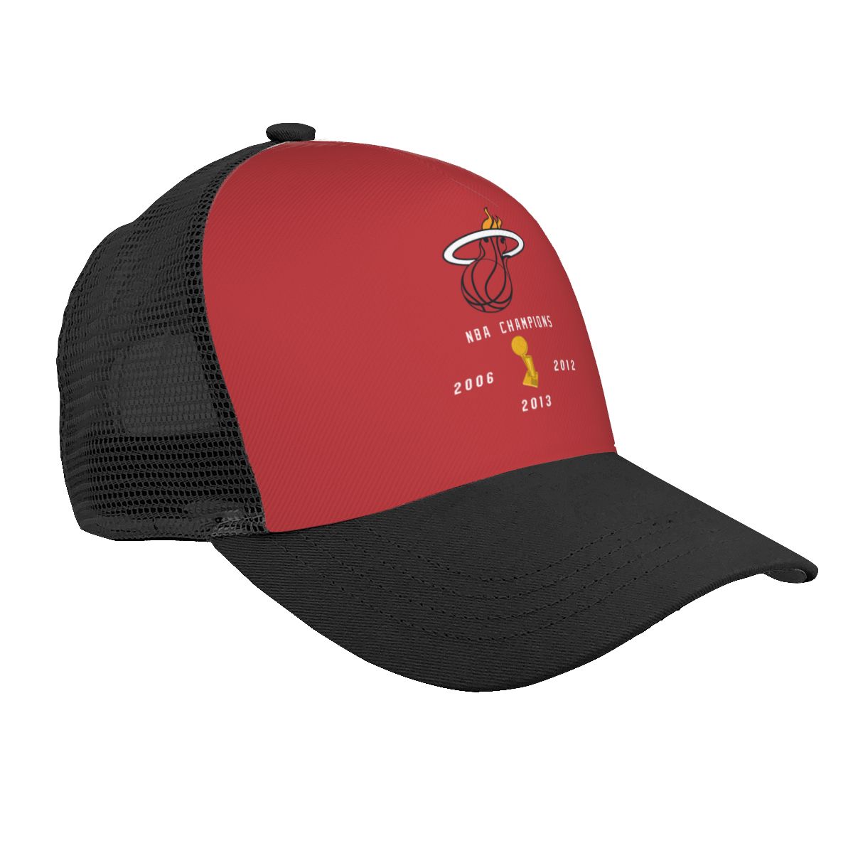 NBA Miami Heat Mesh Baseball Hat Men 