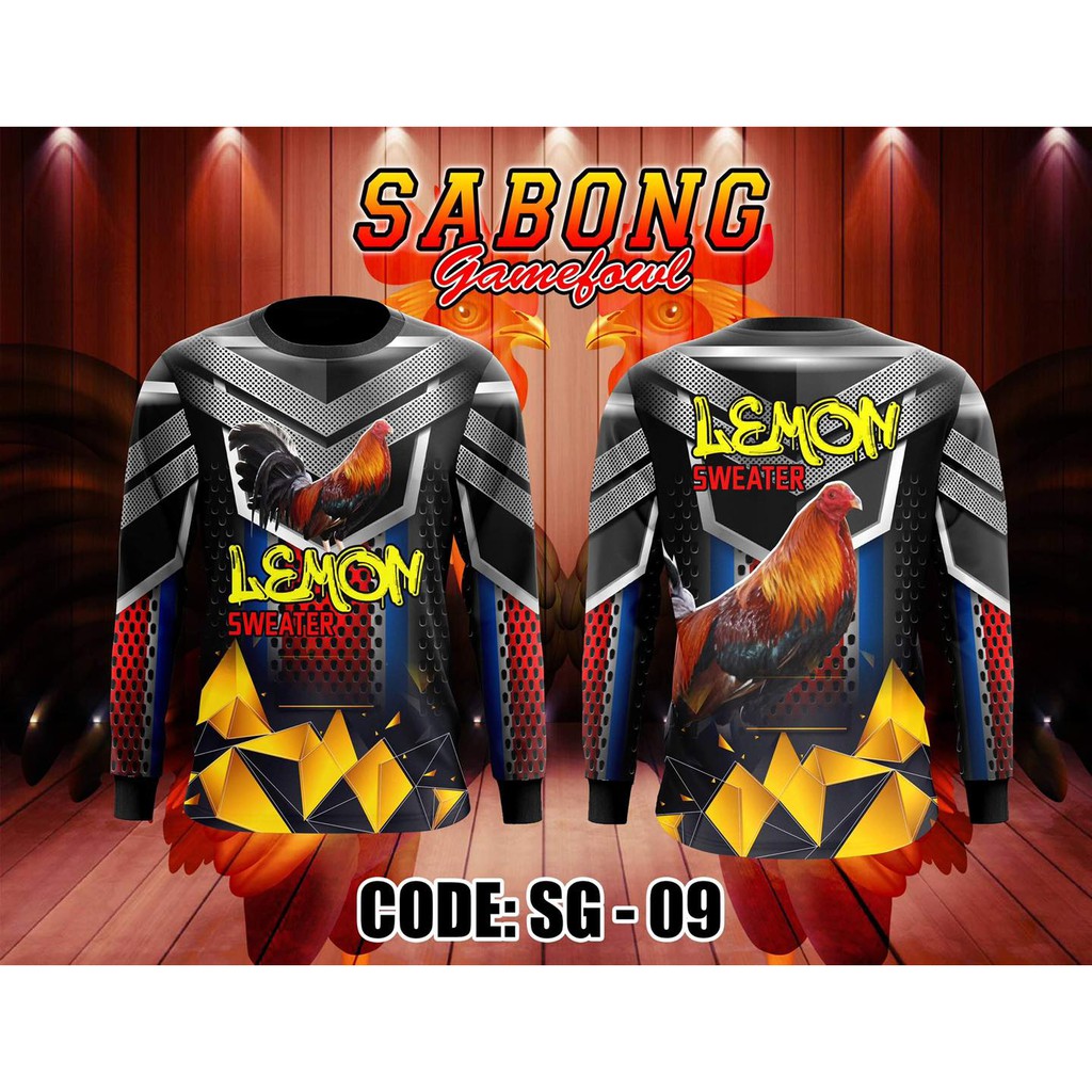 New Designs With Sabong Gamefowl Longsleeves Full Sublimation Lazada Ph