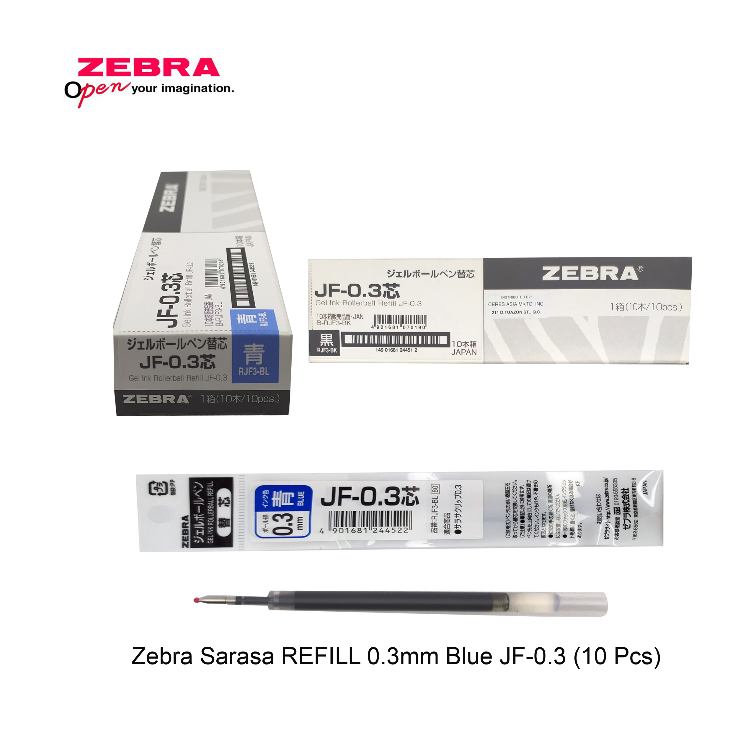 Zebra Sarasa REFILL JF0.3 Lazada PH