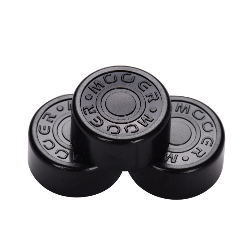 Mooer 3pcs Footswitch Topper Protector ABS Bumpers for Guitar Effect Pedal Black