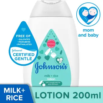 johnson milk and rice lotion