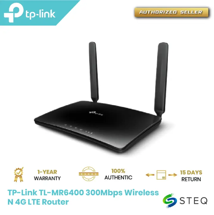 Tp Link Tl Mr6400 300mbps Wireless N 4g Lte Router Lazada Ph