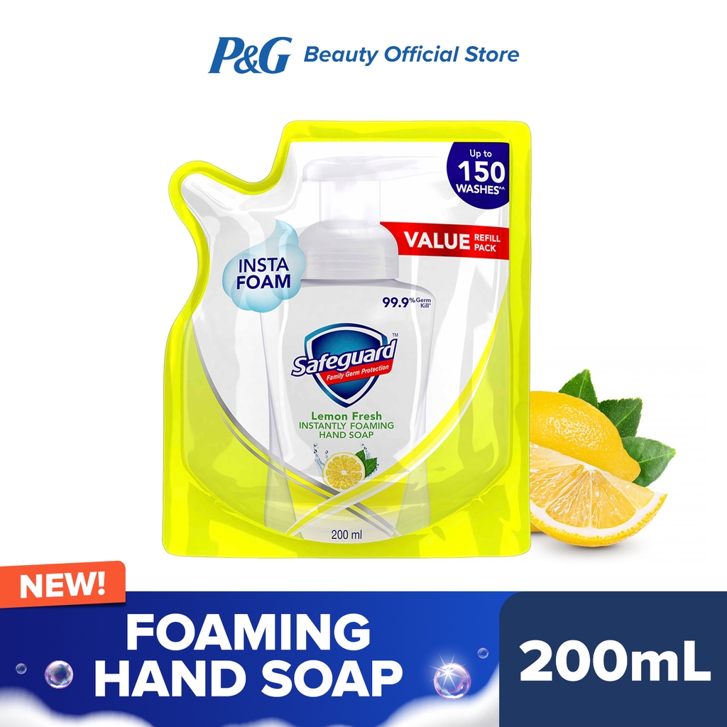 Safeguard Foaming Hand Soap Lemon (200mL) Refill Lazada PH