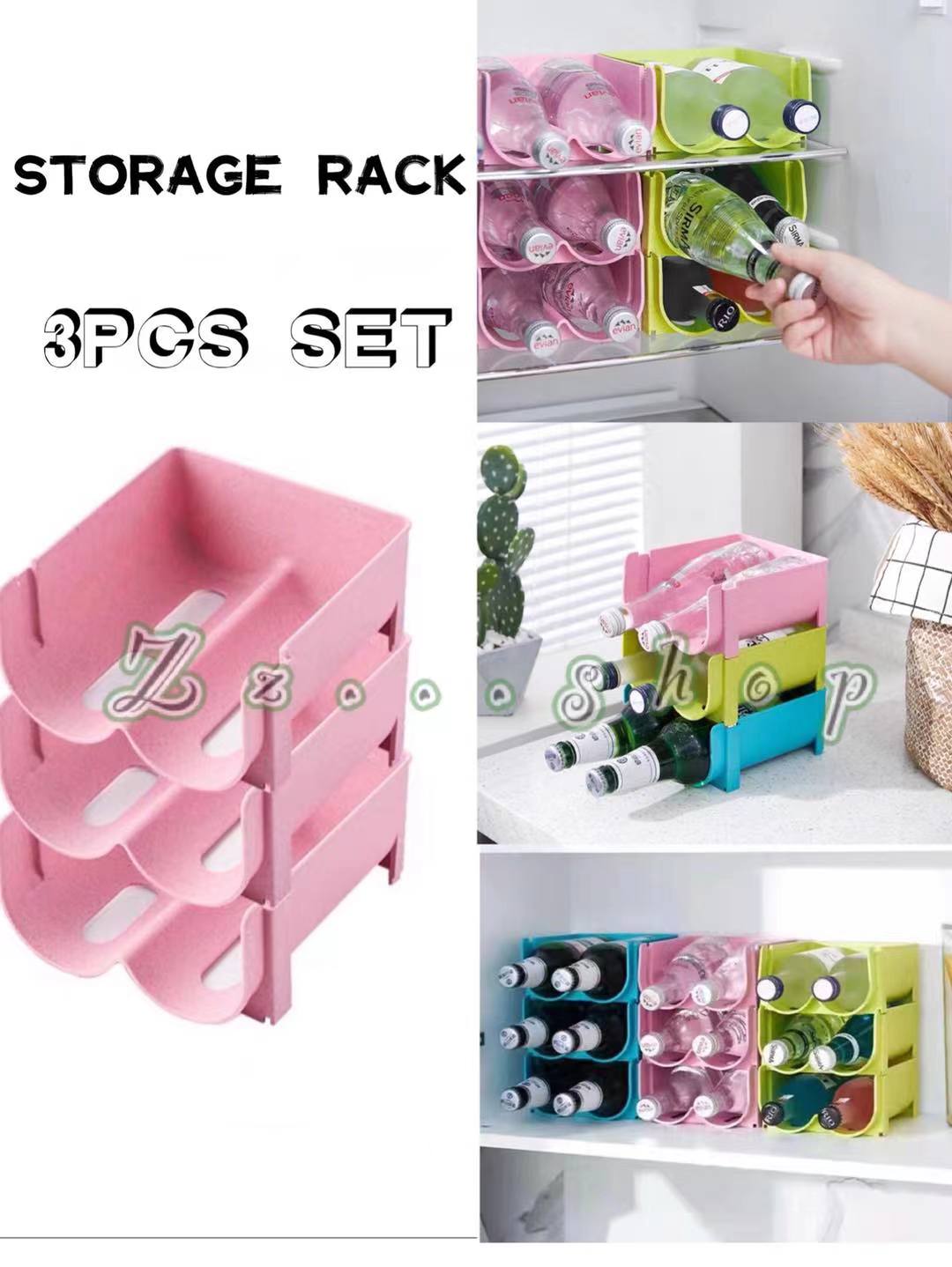 Nordic Style Stackable Drinks Beer Bottle Storage Rack Stand