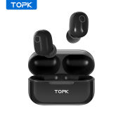 TOPK T12 Wireless Earbuds with Mic for iPhone Samsung