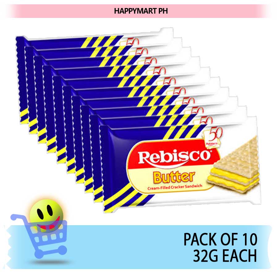 Rebisco Butter Filled Sandwich 32g Each Pack Of 10 Lazada Ph 3877