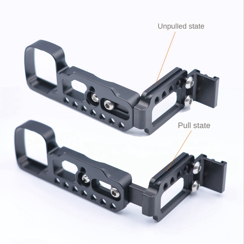 Quick Release L Plate Camera Bracket for Sony A6400 A6300 A6100 Handle Vertical L-Shaped Bracket with Hot Shoe Base