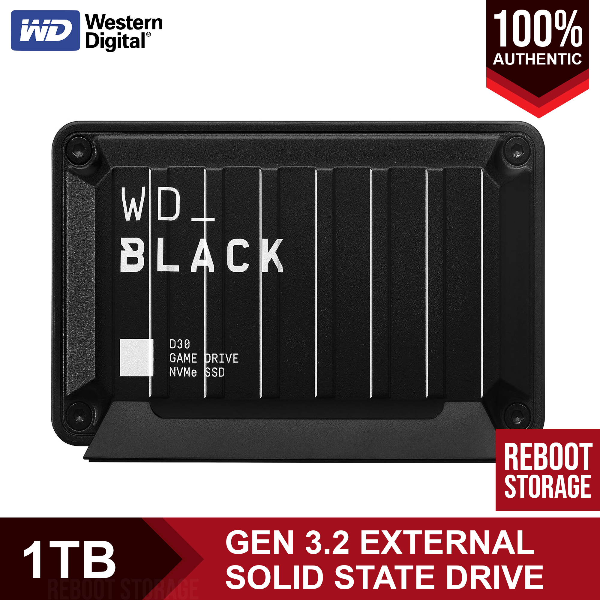 Western Digital WD Black D30 1TB Game Drive External SSD USB
