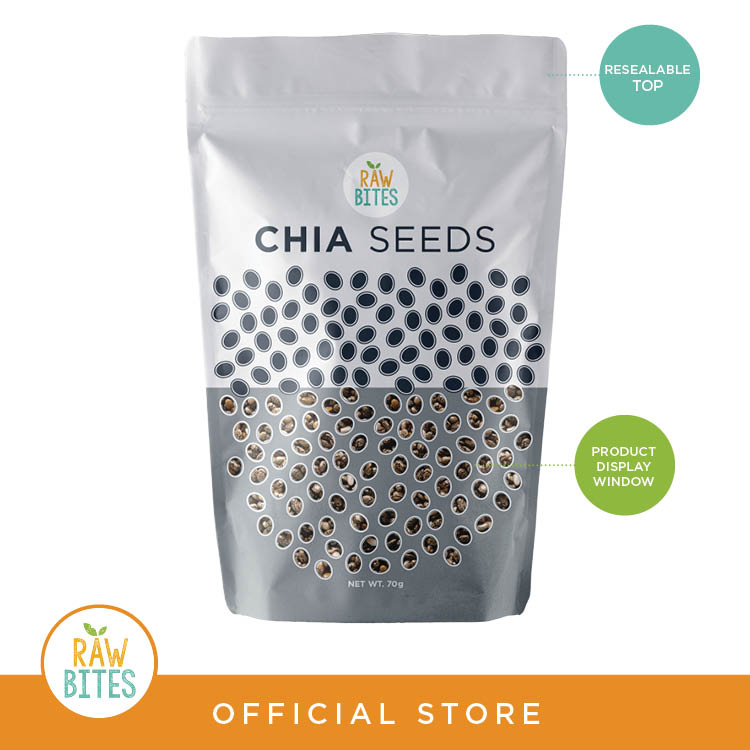 Raw Bites Chia Seeds 70g (High Protein, High Fiber, High in