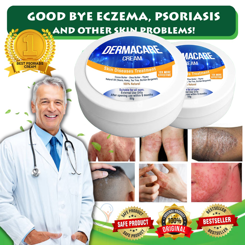 DERMACARE CREAM - Herbal Antibacterial Cream Eczema Cream Psoriasis ...