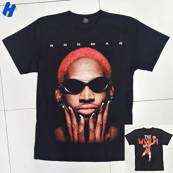 Dennis Rodman Bootleg Streetwear T-Shirt - The Worm (Made in Thailand ...