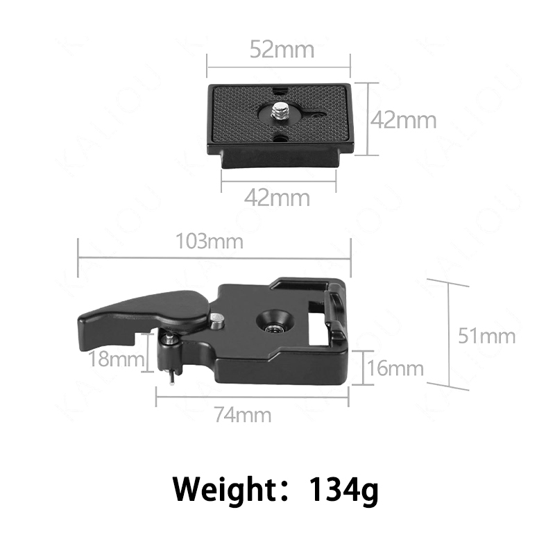 Camera Quick Release Clamp Adapter 323 Quick Release Adapter With