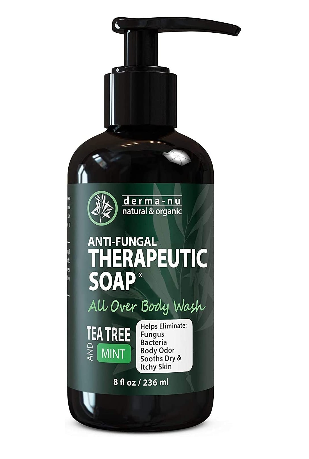 Dermanu Therapeutic Face & Body Wash Tea Tree and Mint (Antibacterial