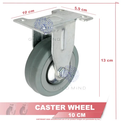Caster Wheel Swivel 360° or FIXED 4 Inches 1pc (HI)