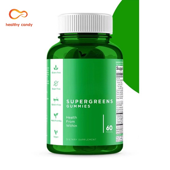 Spirulina Gummy is rich in chlorophyll, improves immunity, protects