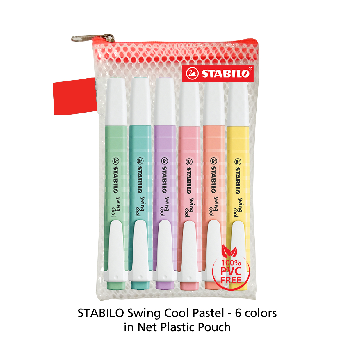 STABILO Complete Package Of ORIGINAL PASTEL Highlighter 23-color BOSS  21-color SWING COOL Dye Marker