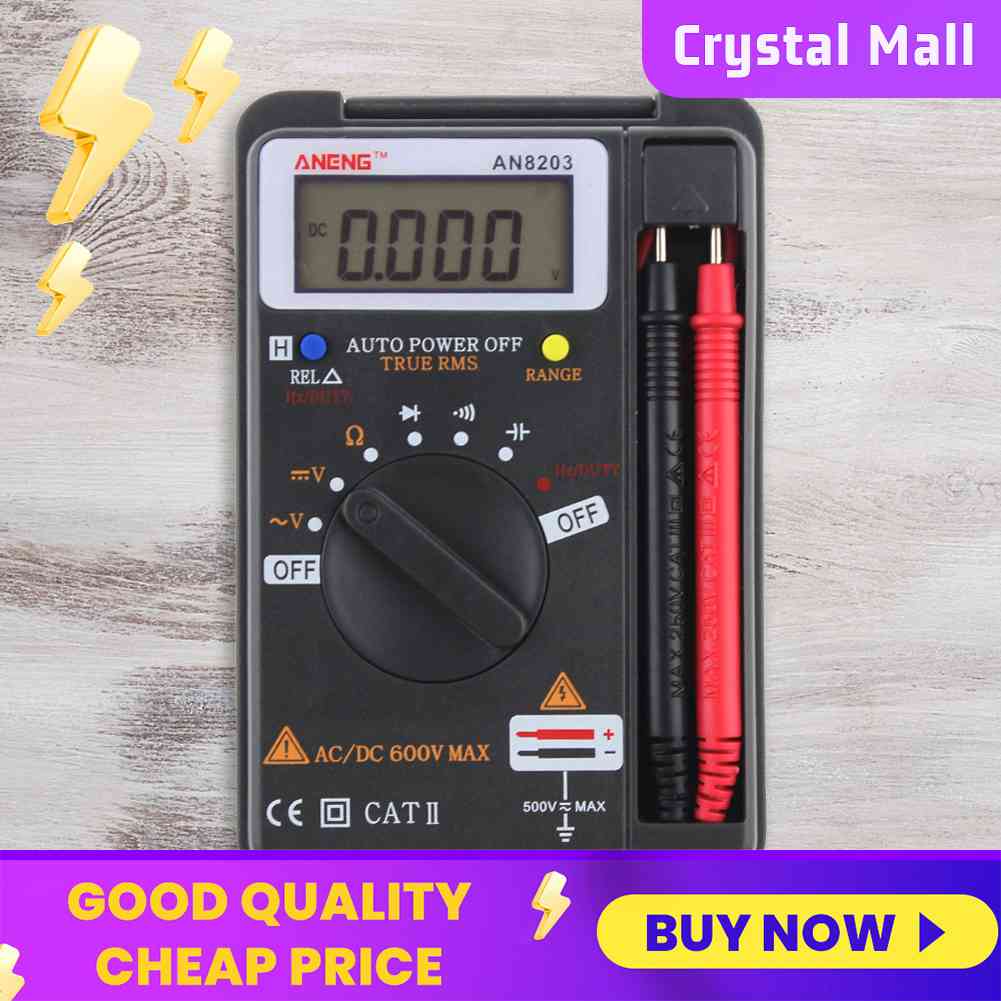 Aneng An Dmm Integrated Handheld Pocket Mini Digital Ac Dc Multimeter Lazada Ph