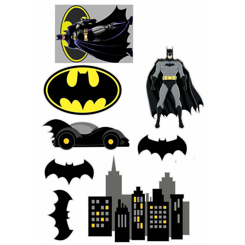 Amazon.com: DecoSet® Batman™ to the Rescue Cake Topper, 4 Piece Cake  Decoration, Includes Batman™ Case With a Hidden Fold Out Batmobile  Launcher, Free Wheeling Batmobile Car, and Joker and Penguin : Toys