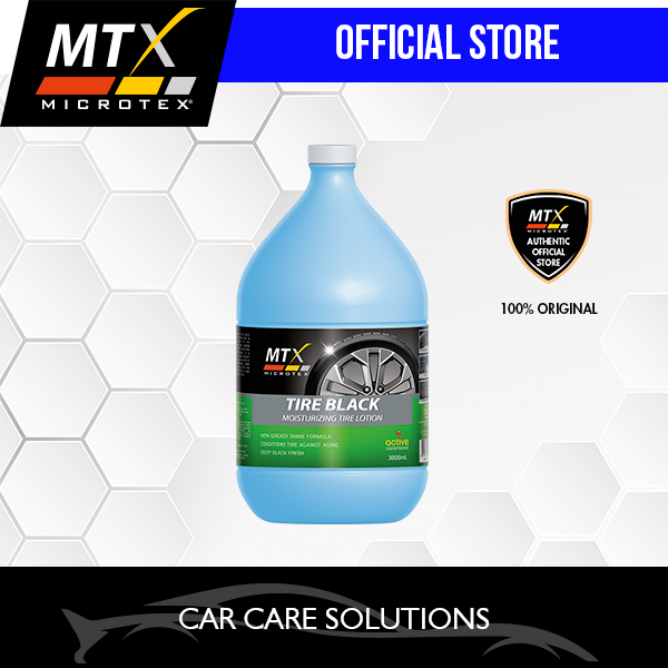 Microtex MTX Tire Black tire shine lotion Detailing Solutions 1 Gallon