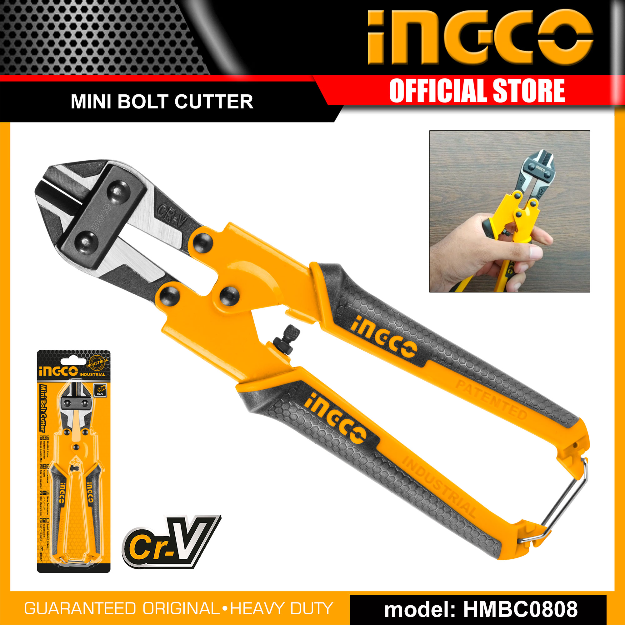 INGCO Mini Bolt Cutter / Wire Mesh Cutter 8" HMBC0808 IHT Lazada PH