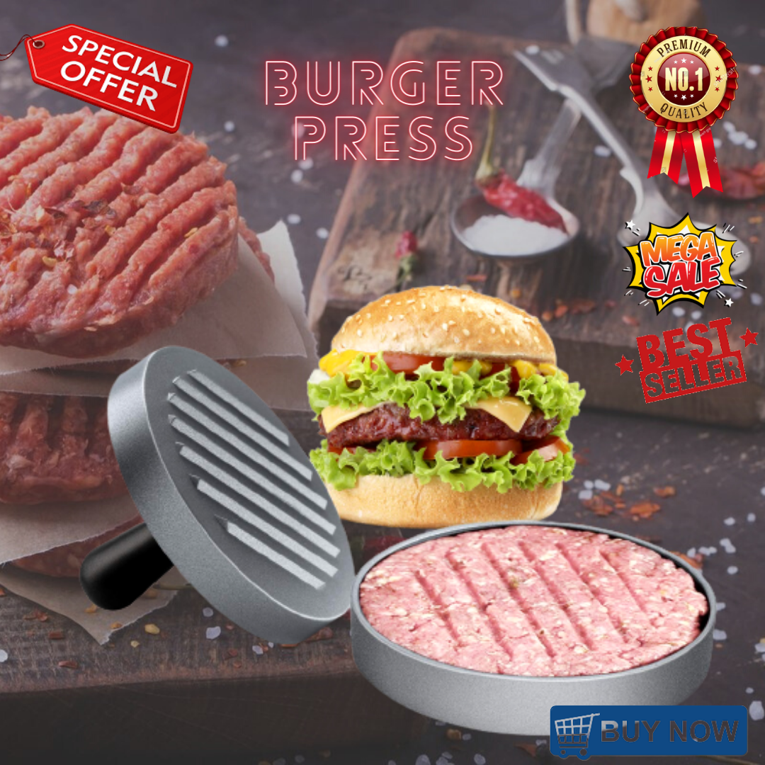 VEVOR Commercial Hamburger Patty Maker Stainless Steel Burger Press