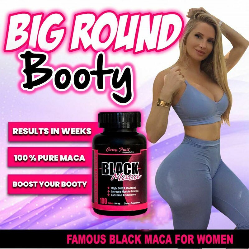 CurvyFruit Black Maca DHEA Natural Weight Gain Abundant buttocks Butt Hips Big Booty curvaceous