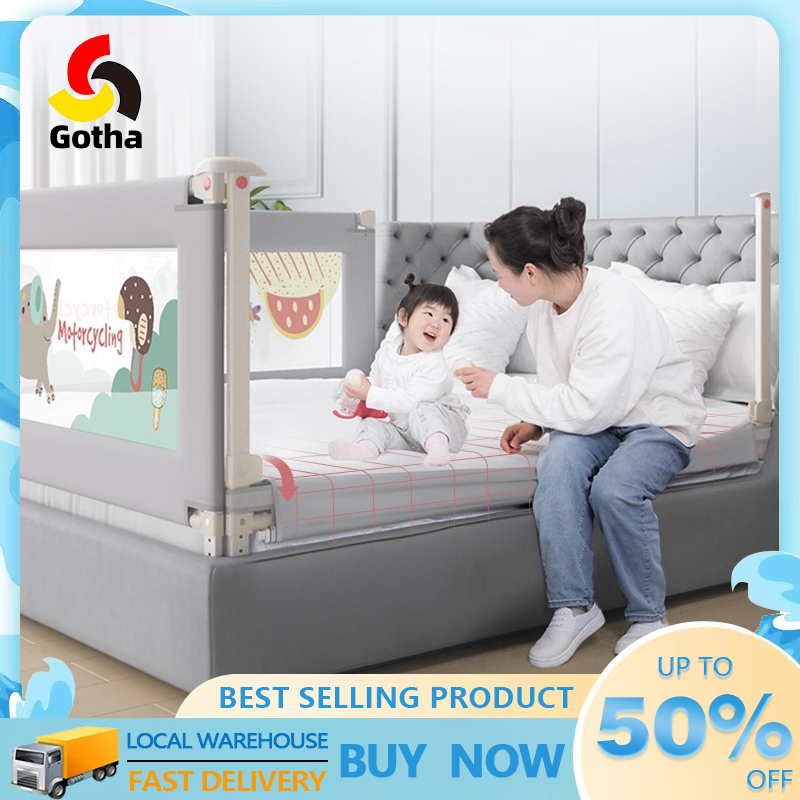 Adjustable height baby guardrail,safety bed guardrail,children vertical