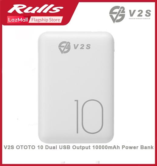 V2S OTOTO 10 Dual USB Output 10000mAh Power Bank