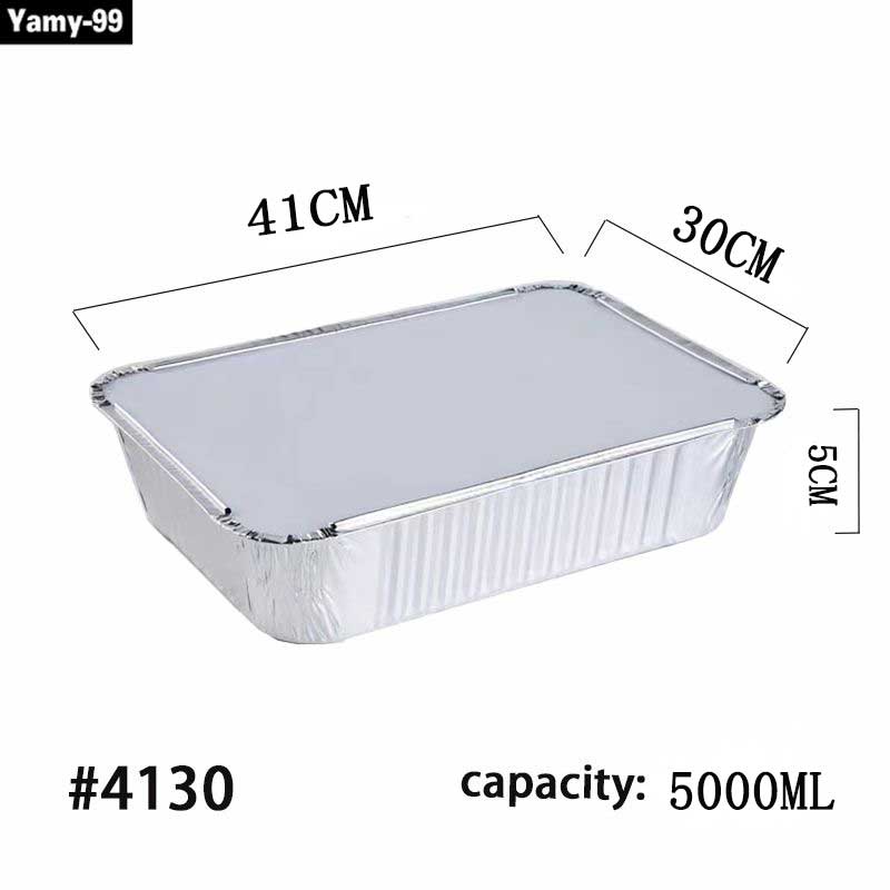 5pcs-aluminum-tray-for-food-large-aluminum-tray-with-lid-cover-large