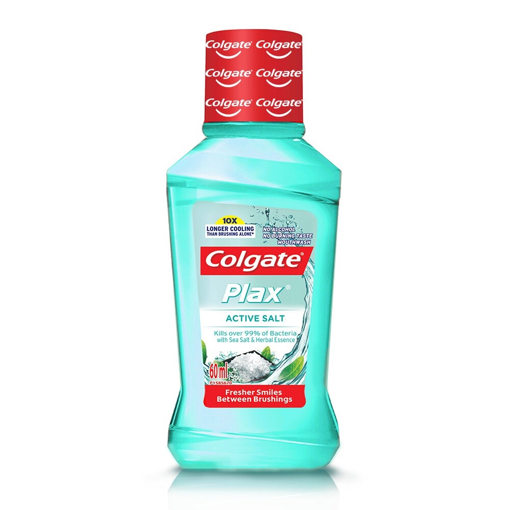 Colgate Plax Active Salt Mouthwash 60ml Lazada PH