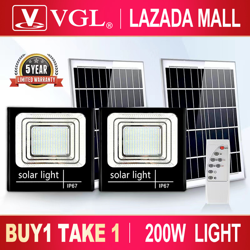 【🥇Buy1 Take1】solar led lights outdoor waterproof original 40W/100W/200W