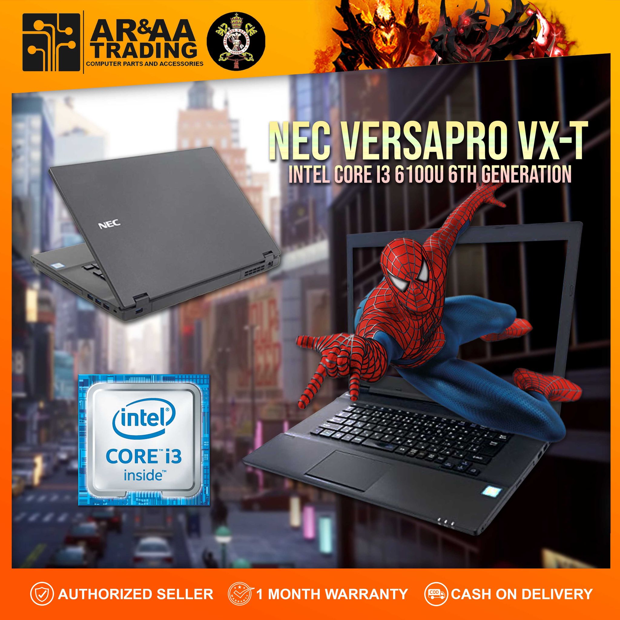 💻 Laptop NEC Versapro VX-T Intel Core i3 6100U 4GB DDR3 128GB SSD
