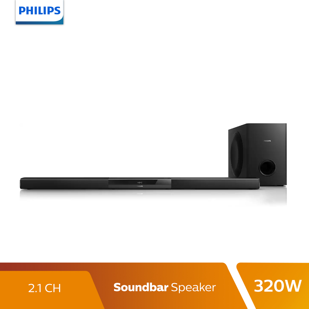 Philips HTL5140B Bluetooth/NFC Speaker with Subwoofer | Lazada PH