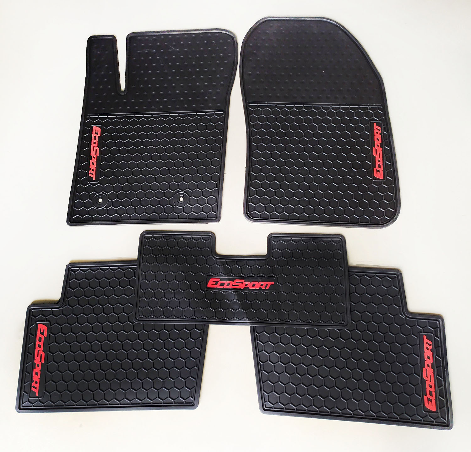 Ford Ecosport 2014 to 2019 Black Rubber Matting Car Floor Matting