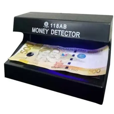 Money Detector Bill Currency Authenticity Electronic UV Light Money Detector Checker AD-118AB MONEY DETECTOR Electronic AD-118AB for Fake Money Purposes