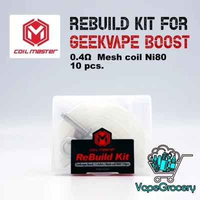 Coil Master RBK Rebuild Kit For For Smok RPM 0.4 ohm