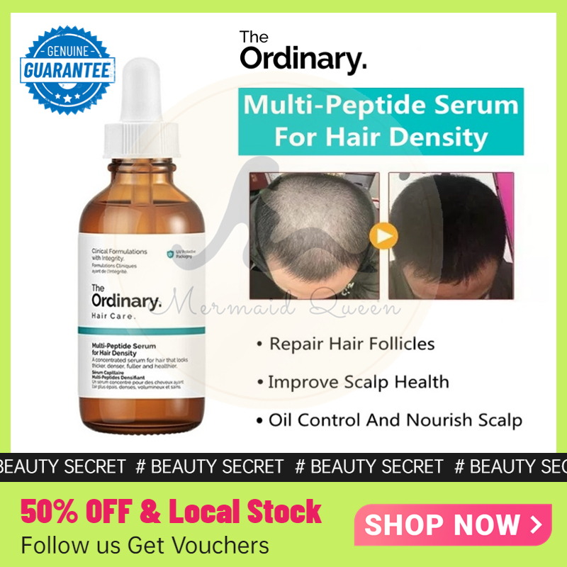 Ordinary Hair Growth Serum Multipeptide Serum For Hair Density For Thinning Hair For Men And