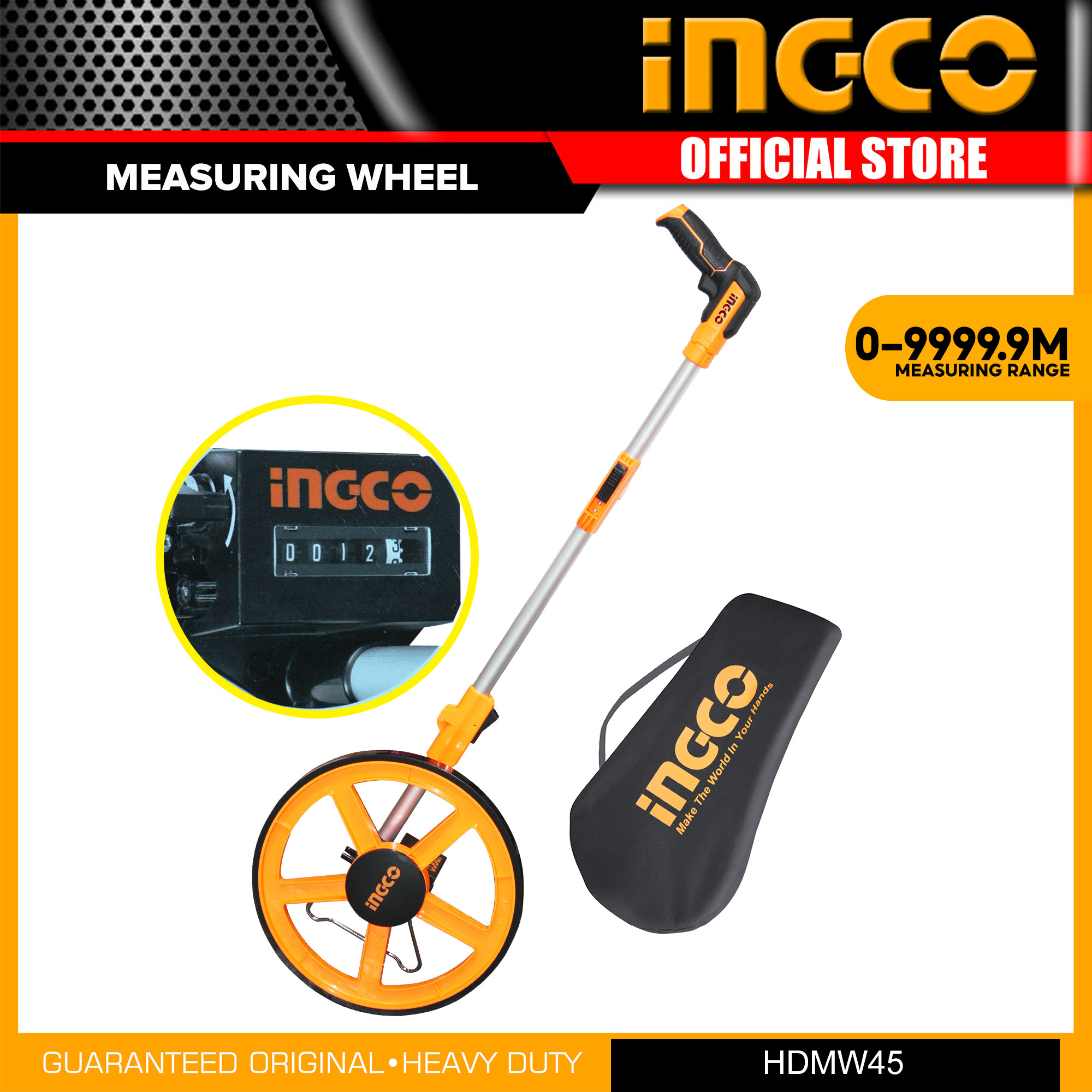 INGCO Digital Display Measuring Wheel HDMW01 HDMW45 IHT Lazada PH
