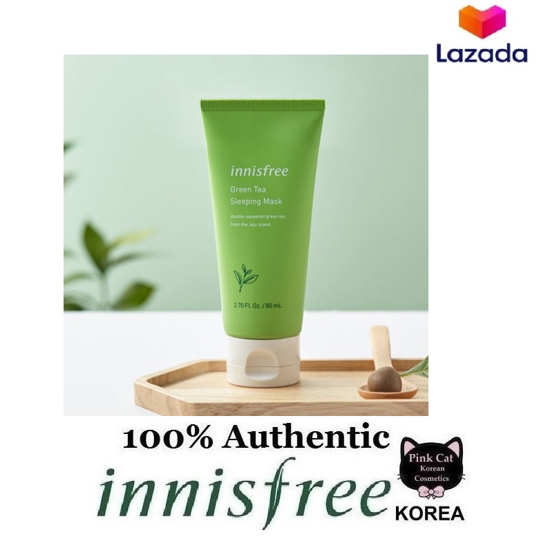 Korean Cosmetics INNISFREE Green Tea Sleeping Mask 80ml | Lazada PH