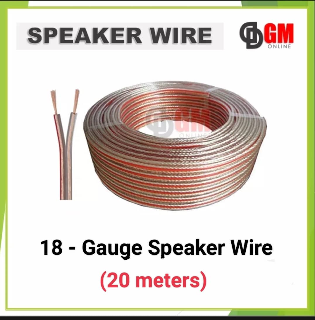 Speaker Wire Guage 18 (20 meters) Lazada PH
