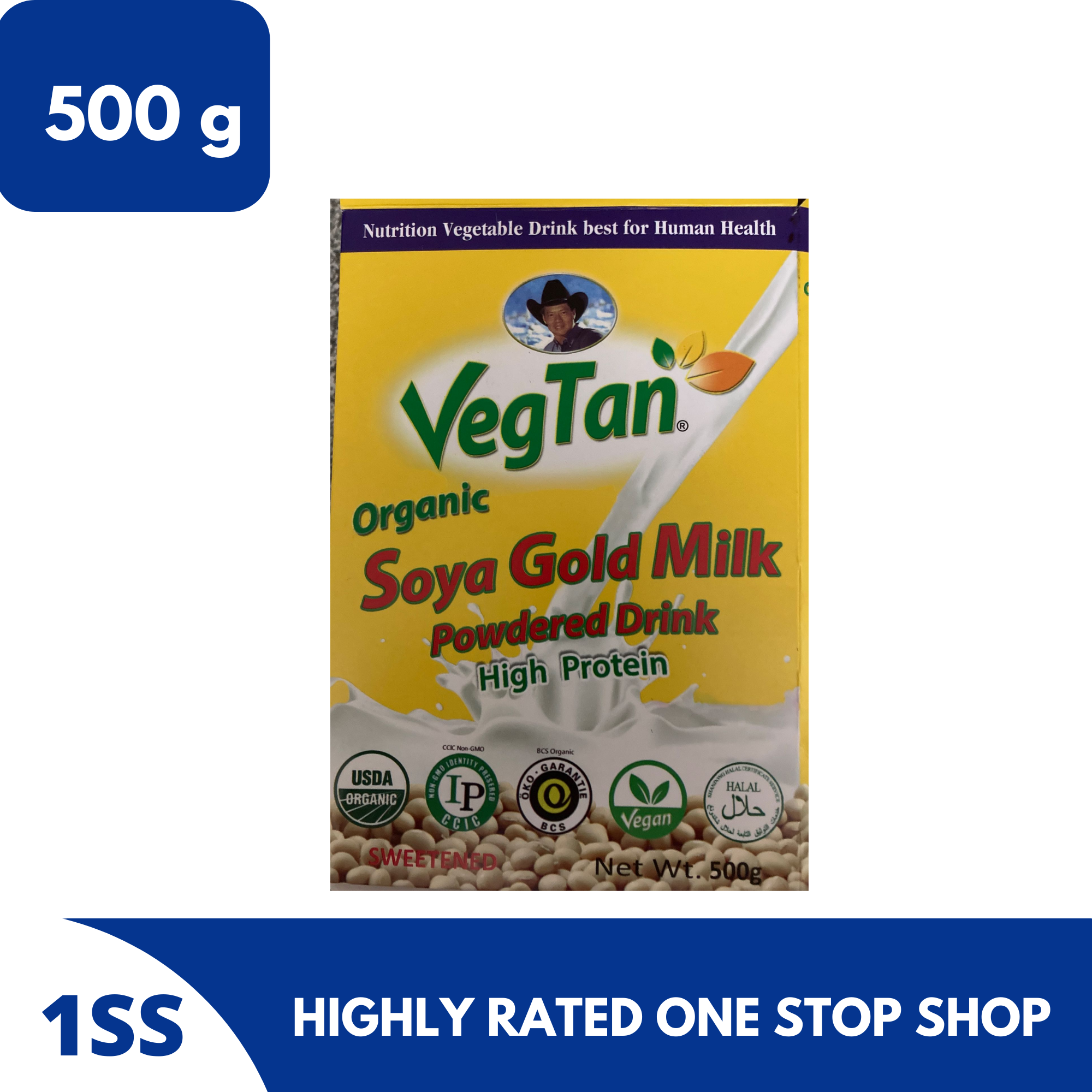 Vegtan Organic Soya Gold Milk Powdered Drink, 500g Lazada PH