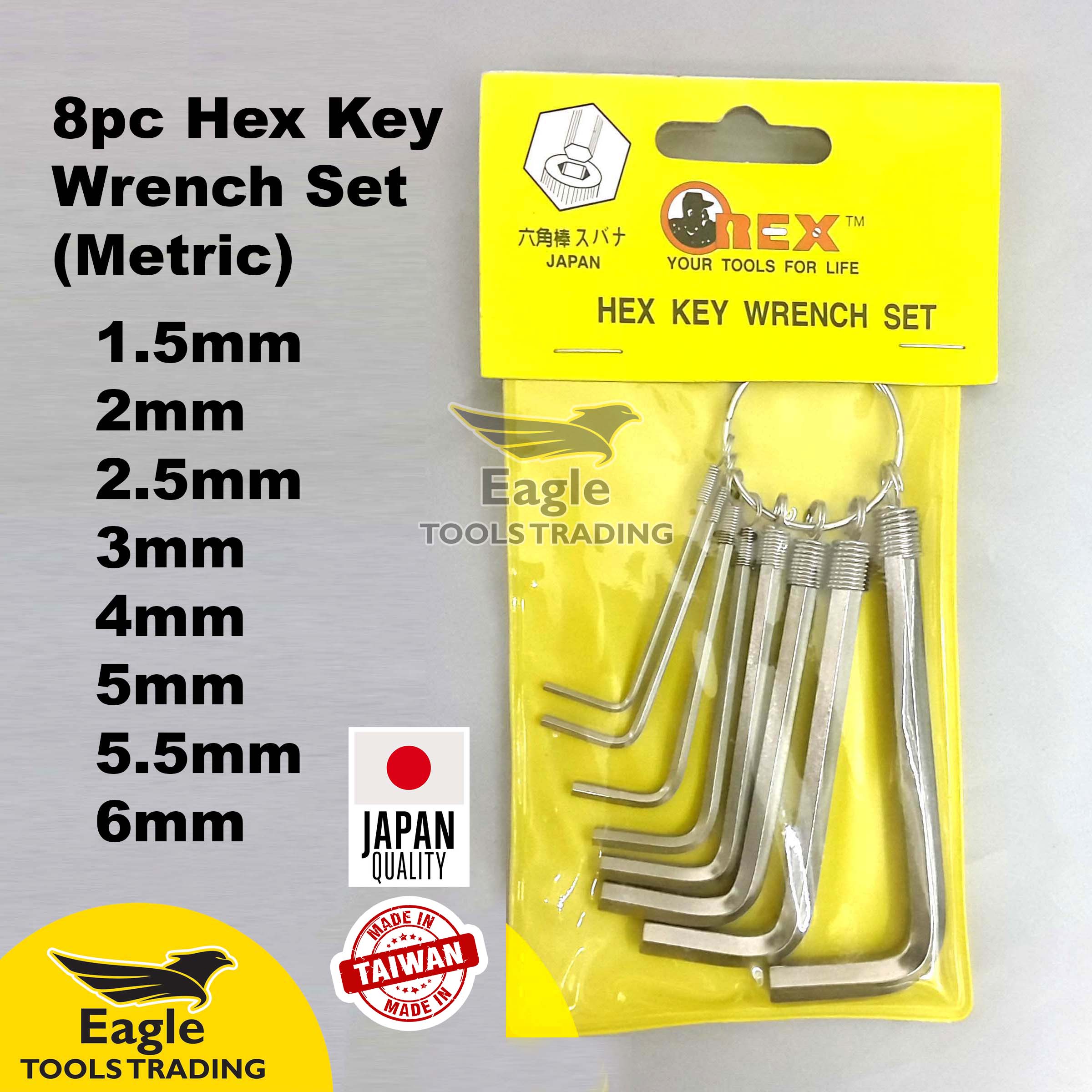 allen key set sizes