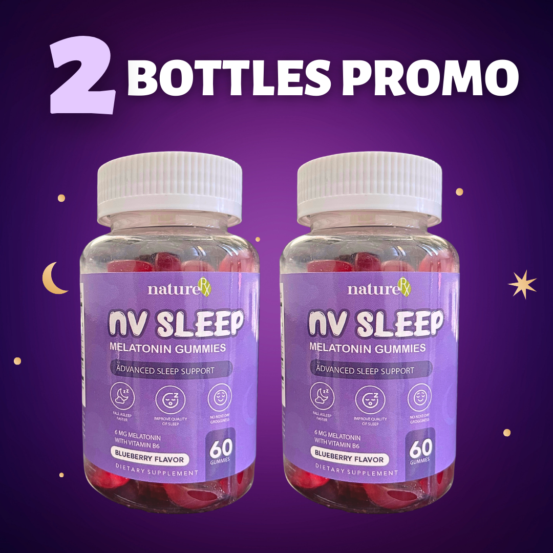 NV Sleep Melatonin Gummies 60’s Blueberry Flavor Advanced Sleep