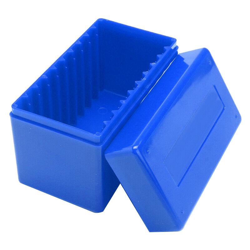 Square Plastic 10 Coin Capacity Holder Slab Storage Box Case Fit for ...