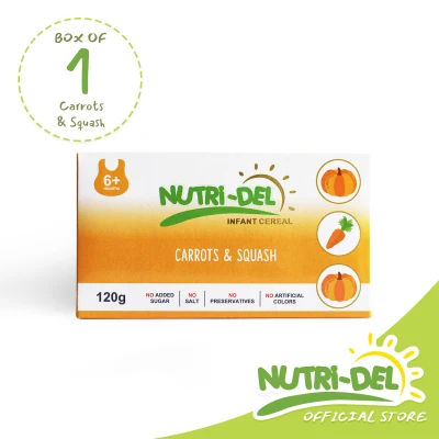 NUTRIDEL Baby Food - Carrots and Squash (120g)