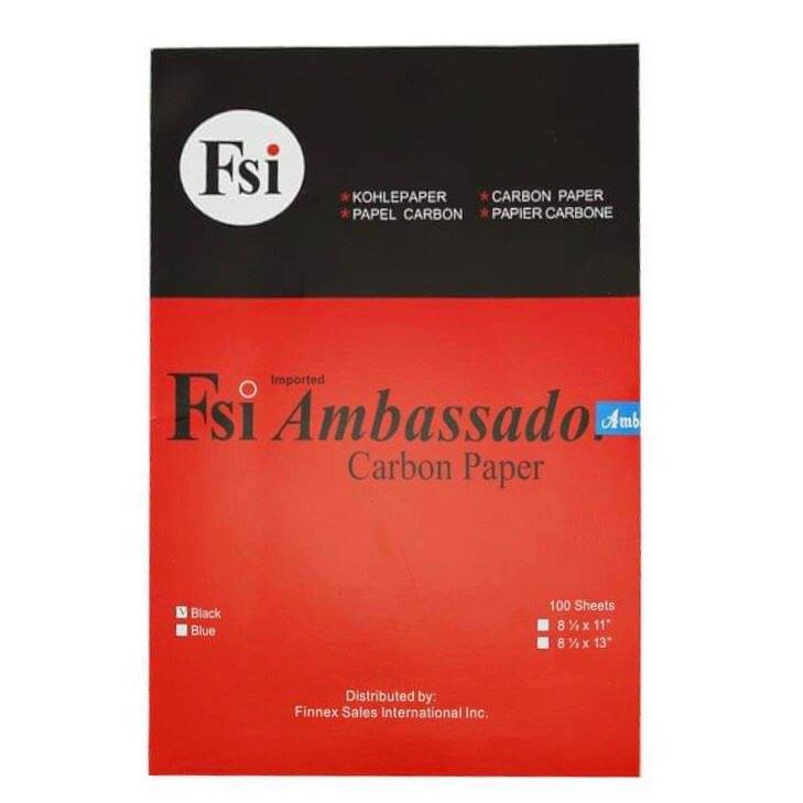 FSI Ambassador Carbon Paper | Lazada PH